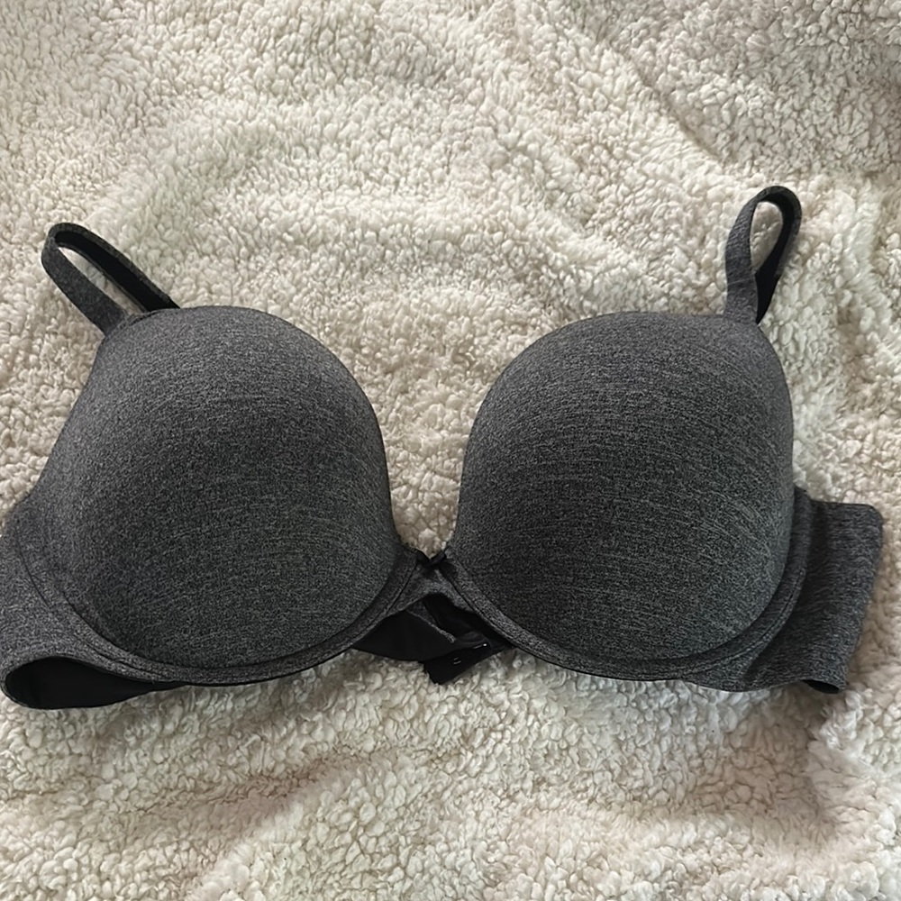 Torrid Gray T-Shirt Bra with Molded Cups
